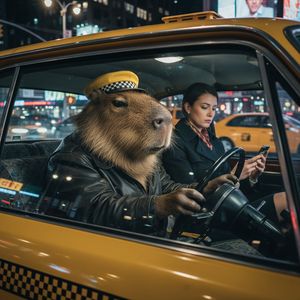 Nano Banana — The Capybara Taxi Driver