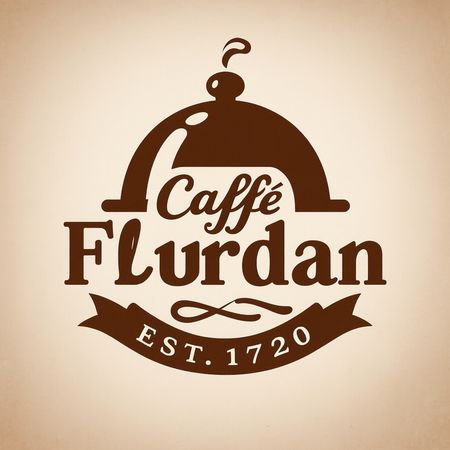 Qwen Image benchmark result for Vintage Cafe Logo