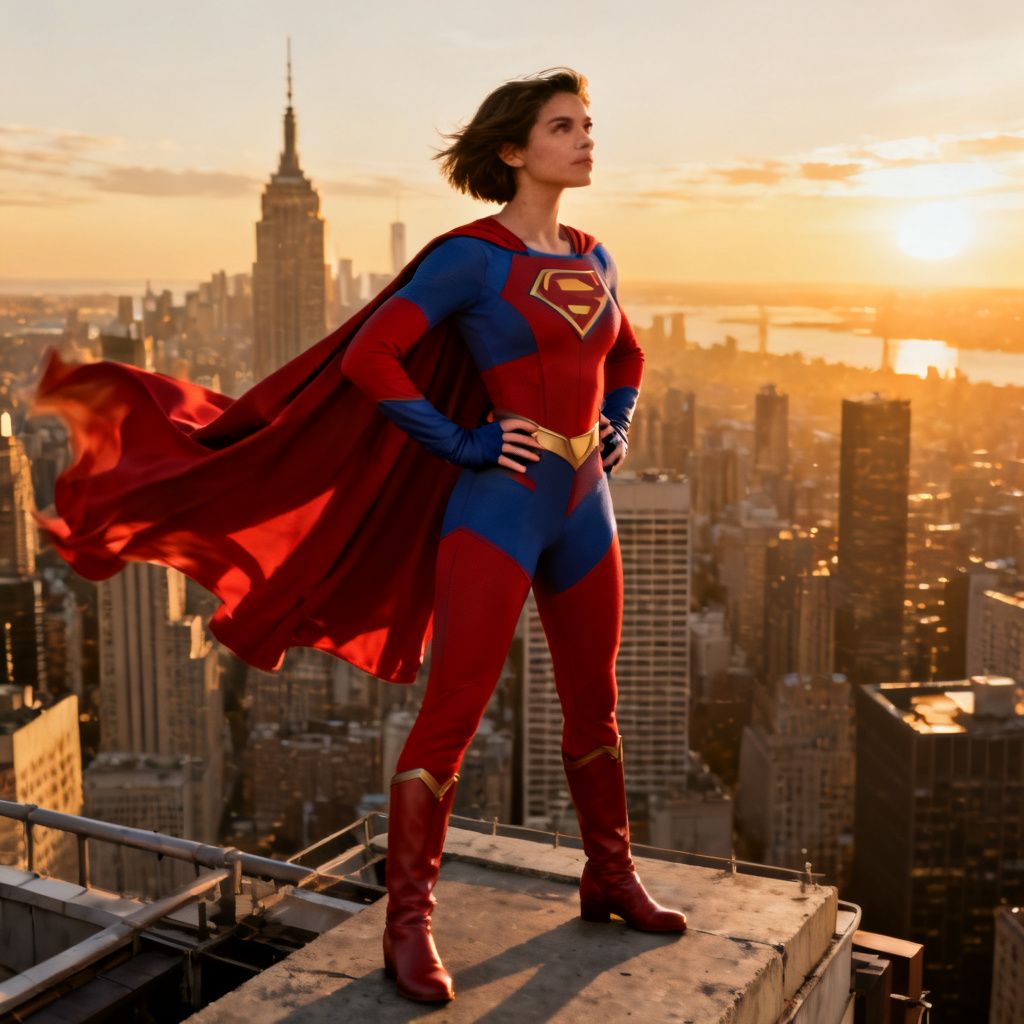 Seedream 4.0 full size benchmark result for Heroic Super Hero Portrait