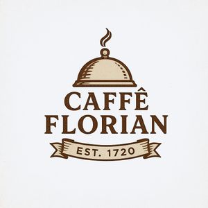 FLUX.1 Kontext [max] — Vintage Cafe Logo