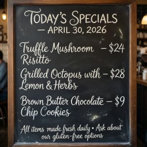 Qwen Image 2512 — Chalkboard Menu