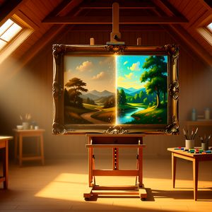 A hyper-realistic, wide-angle cinematic shot of a master ...