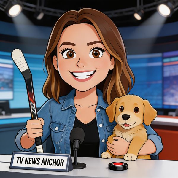 Create a caricature of me and my job. Make it exaggerated and humorous, incorporating my professi...