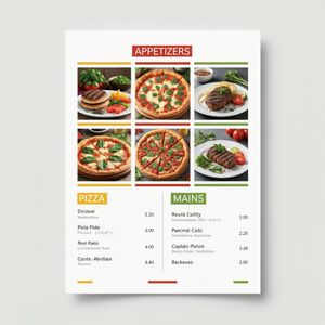 FLUX.2 [flex] — Modern Clean Menu