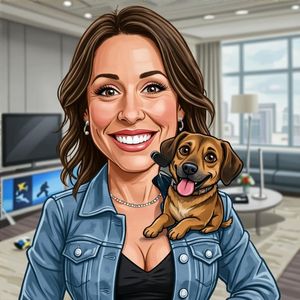 HiDream I1 Full — Over-the-top cartoon caricature