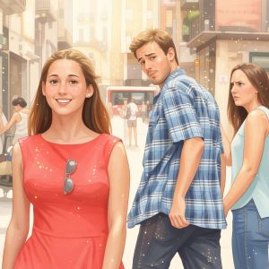 Transform this photo into a Studio Ghibli–inspired illust...