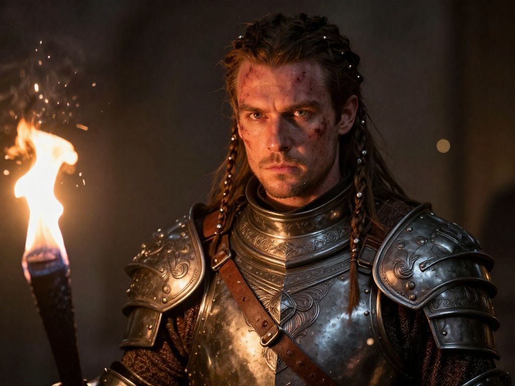 Z-Image Turbo full size benchmark result for Fantasy Warrior