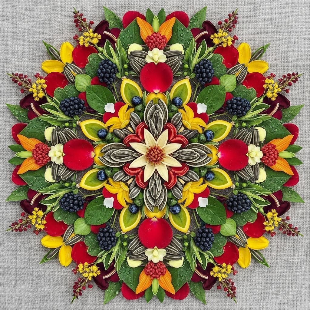 Imagen 4.0 Ultra Generate 001 full size benchmark result for Intricate Floral Mandala