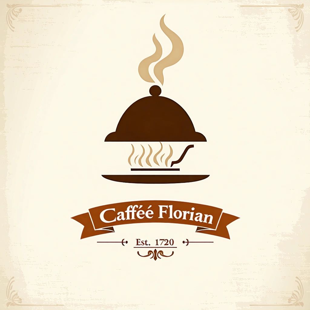Stable Diffusion 3.5 Large full size benchmark result for Vintage Cafe Logo