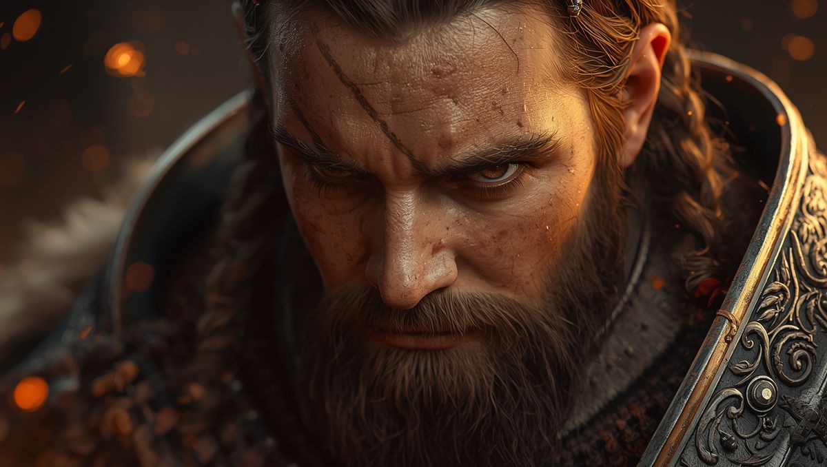 Lucid Origin full size benchmark result for Fantasy Warrior