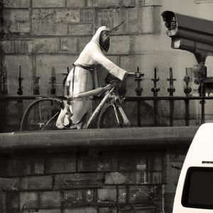CCTV footage of Jesus Christ stealing a bike