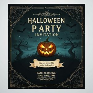 Imagen 4.0 Fast Generate 001 — The Halloween Invitation