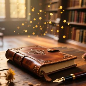 A wide, cinematic shot of a meticulously detailed, handcr...