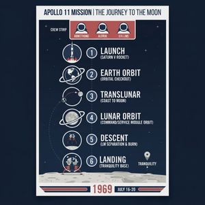 Nano Banana 2 Lite — Apollo 11: Journey to Tranquility