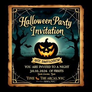 OmniGen v2 — The Halloween Invitation