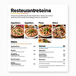 FLUX.2 [klein] 9B — Modern Clean Menu