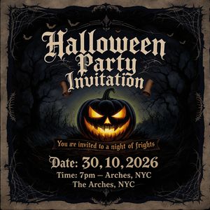 FLUX.1 Kontext [max] — The Halloween Invitation