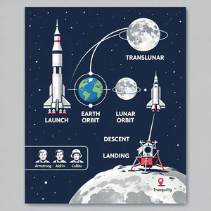 Wan 2.5 (Preview) — Apollo 11: Journey to Tranquility