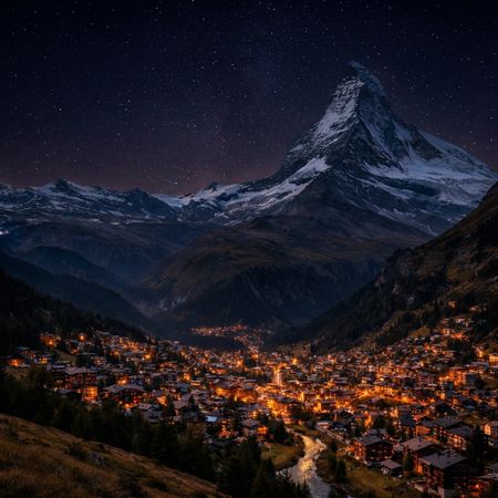 Nano Banana Pro edited result for Night Sky Transformation