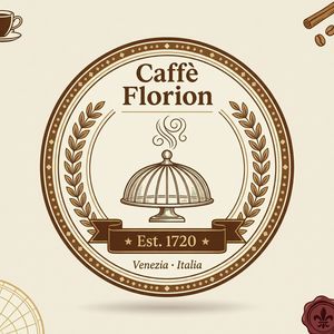 Wan 2.7 Pro — Vintage Cafe Logo