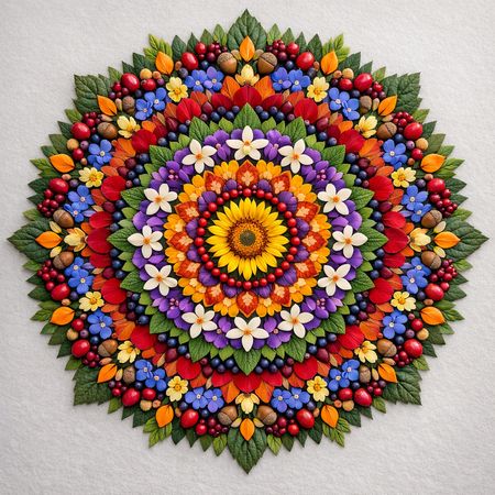 GPT Image 1.5 benchmark result for Intricate Floral Mandala