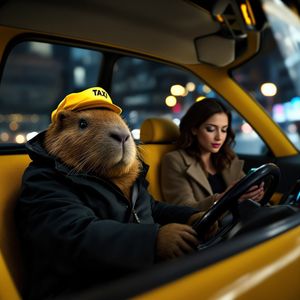 FLUX1.1 [pro] Ultra — The Capybara Taxi Driver
