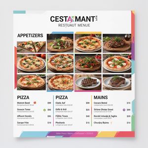 FLUX.2 [dev] Turbo — Modern Clean Menu