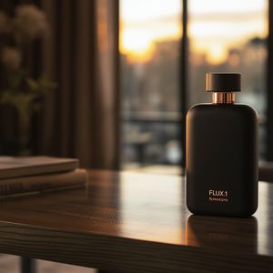 A wide, cinematic shot of a sophisticated high-end design...
