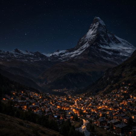 Grok Imagine Image Pro edited result for Night Sky Transformation