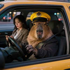 Z-Image Turbo — The Capybara Taxi Driver