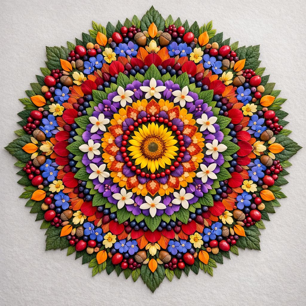 GPT Image 1.5 full size benchmark result for Intricate Floral Mandala