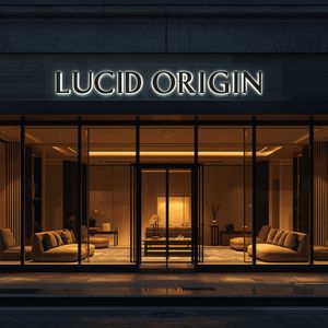 A wide cinematic shot of a high-end, minimalist lifestyle...