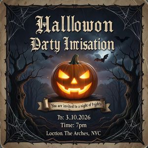 FLUX.2 [klein] 4B — The Halloween Invitation