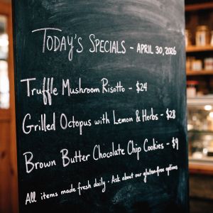 Recraft V4.1 Pro — Chalkboard Menu