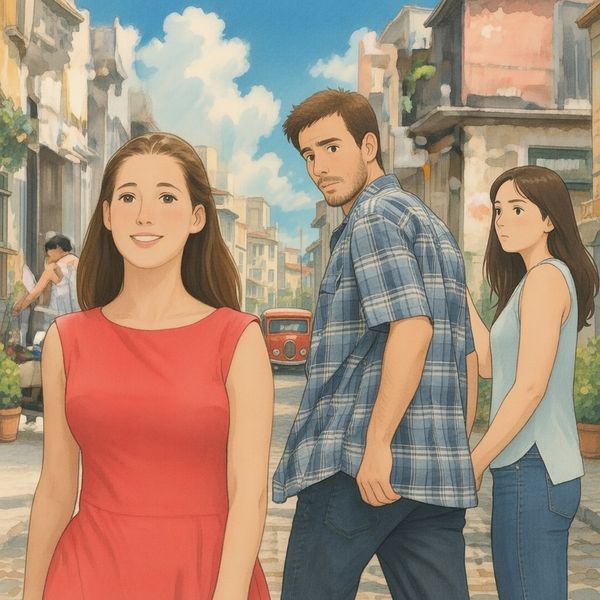 AI image generated by Grok Imagine Image, ranked #7 of 13 in the "Studio Ghibli Anime Style" arena challenge — prompt: Transform this photo into a Studio Ghibli–inspired illustration. Use soft pastel colors, hand-painted textures, gentle lighting, dreamy backgrounds, and a warm, nostalgic mood