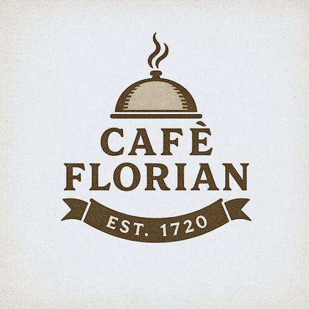 FLUX.1 Kontext [pro] benchmark result for Vintage Cafe Logo