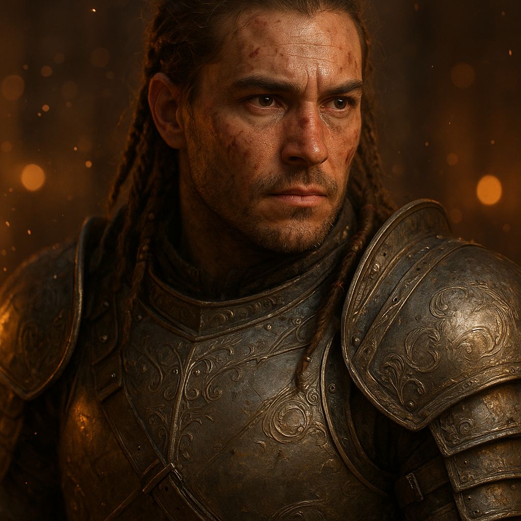 GPT Image 1 Mini full size benchmark result for Fantasy Warrior