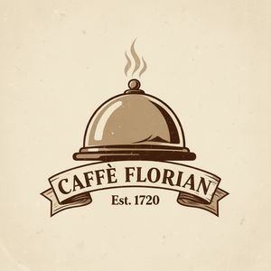 FLUX.2 [dev] Flash — Vintage Cafe Logo
