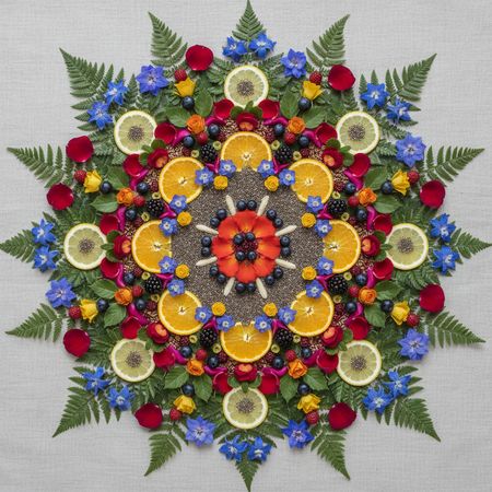 Nano Banana benchmark result for Intricate Floral Mandala