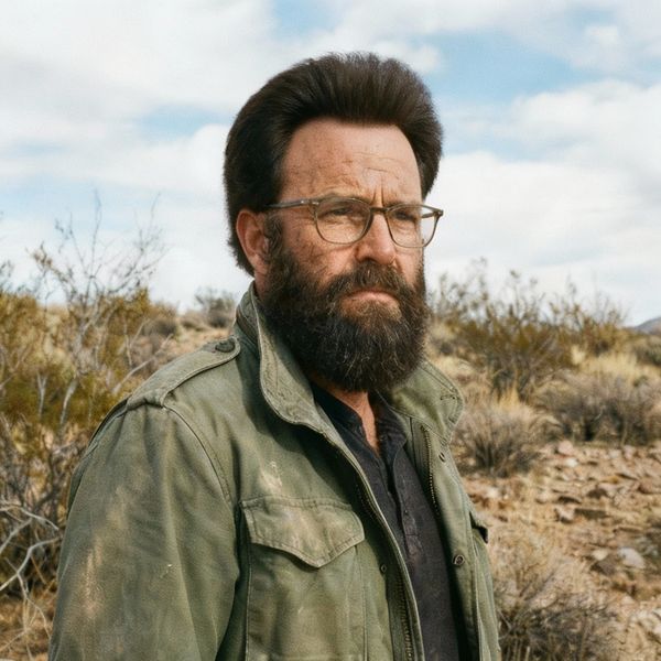 AI image generated by Seedream 4.0, ranked #13 of 14 in the "Bald man challenge" arena challenge — prompt: Give the person a full, thick head of natural hair with realistic texture, density, and a natural hairline. Preserve facial features and lighting.