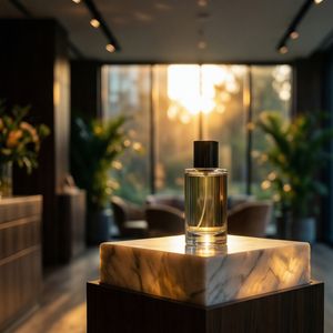 Cinematic wide shot of a high-end, contemporary artisan p...