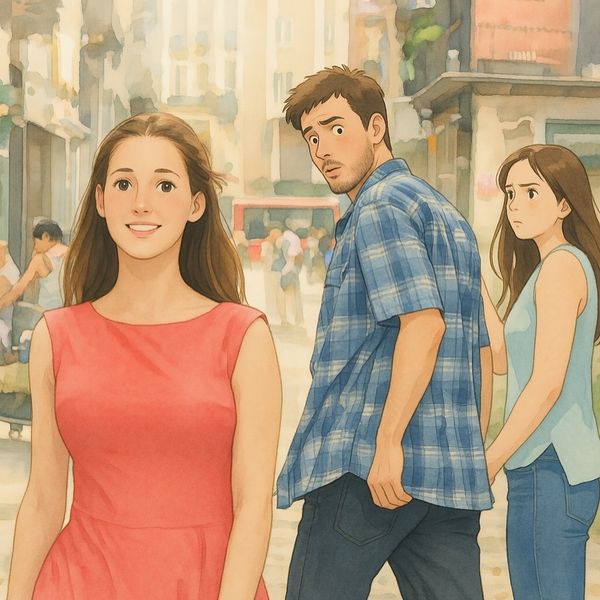 Transform this photo into a Studio Ghibli–inspired illustration. Use soft pastel colors, hand-pai...