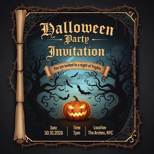 Imagen 4.0 Generate 001 — The Halloween Invitation