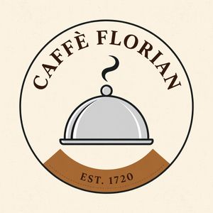Grok Imagine Image Pro — Vintage Cafe Logo