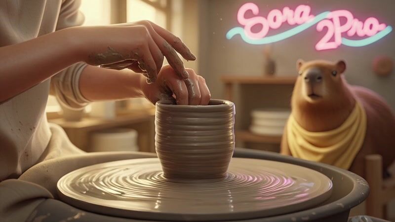 Sora 2 Pro AI generated video example