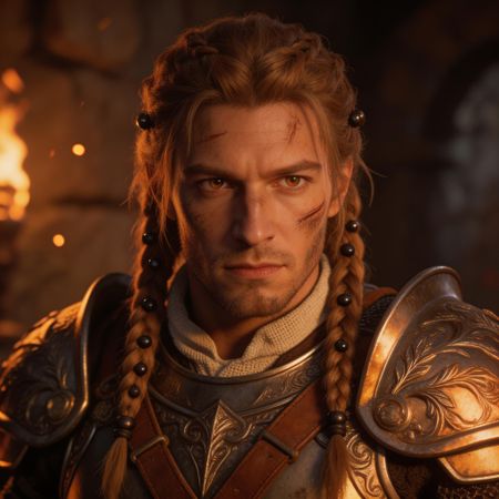 Seedream 5.0 Lite benchmark result for Fantasy Warrior