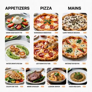 Qwen Image 2.0 — Modern Clean Menu