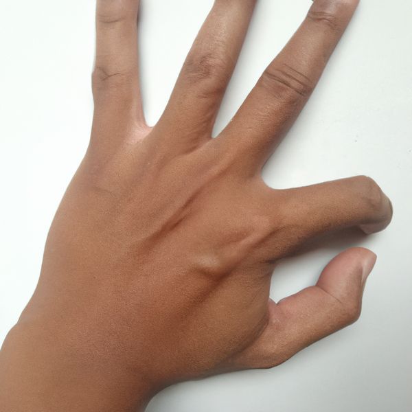 AI image generated by DALL-E 2 — prompt: A man with only four fingers on one hand and six fingers on his other hand.