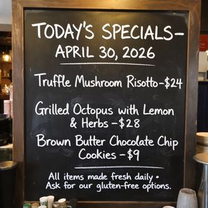 FLUX.1 Kontext [max] — Chalkboard Menu