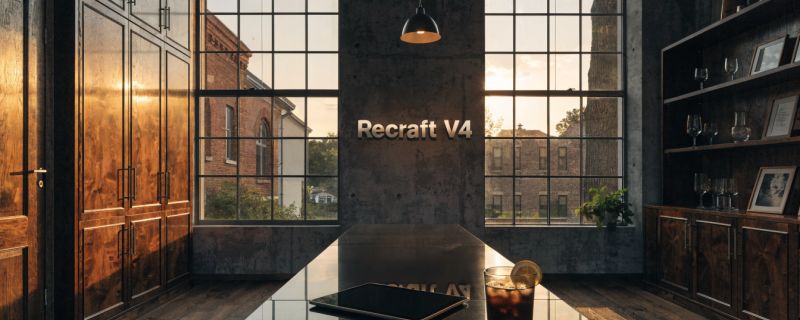 Recraft V4 AI generated image example